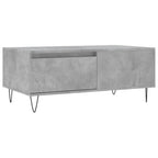 Couchtisch Betongrau 90x50x36,5 cm Holzwerkstoff