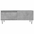 Couchtisch Betongrau 90x50x36,5 cm Holzwerkstoff