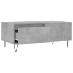 Couchtisch Betongrau 90x50x36,5 cm Holzwerkstoff