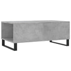 Couchtisch Betongrau 90x50x36,5 cm Holzwerkstoff