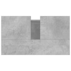 Badschrank Betongrau 58 x 33 x 60 cm Holzwerkstoff