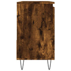 Badschrank Räuchereiche 65x33x60 cm Holzwerkstoff