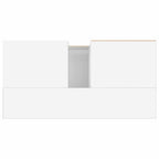 Badschrank Weiß 65x33x60 cm Holzwerkstoff