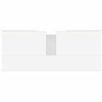 Badschrank Weiß 80x33x60 cm Holzwerkstoff
