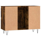 Badschrank Räuchereiche 80x33x60 cm Holzwerkstoff