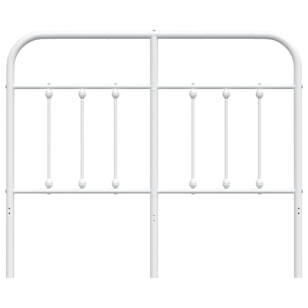 Kopfteil Metall Weiß 120 cm