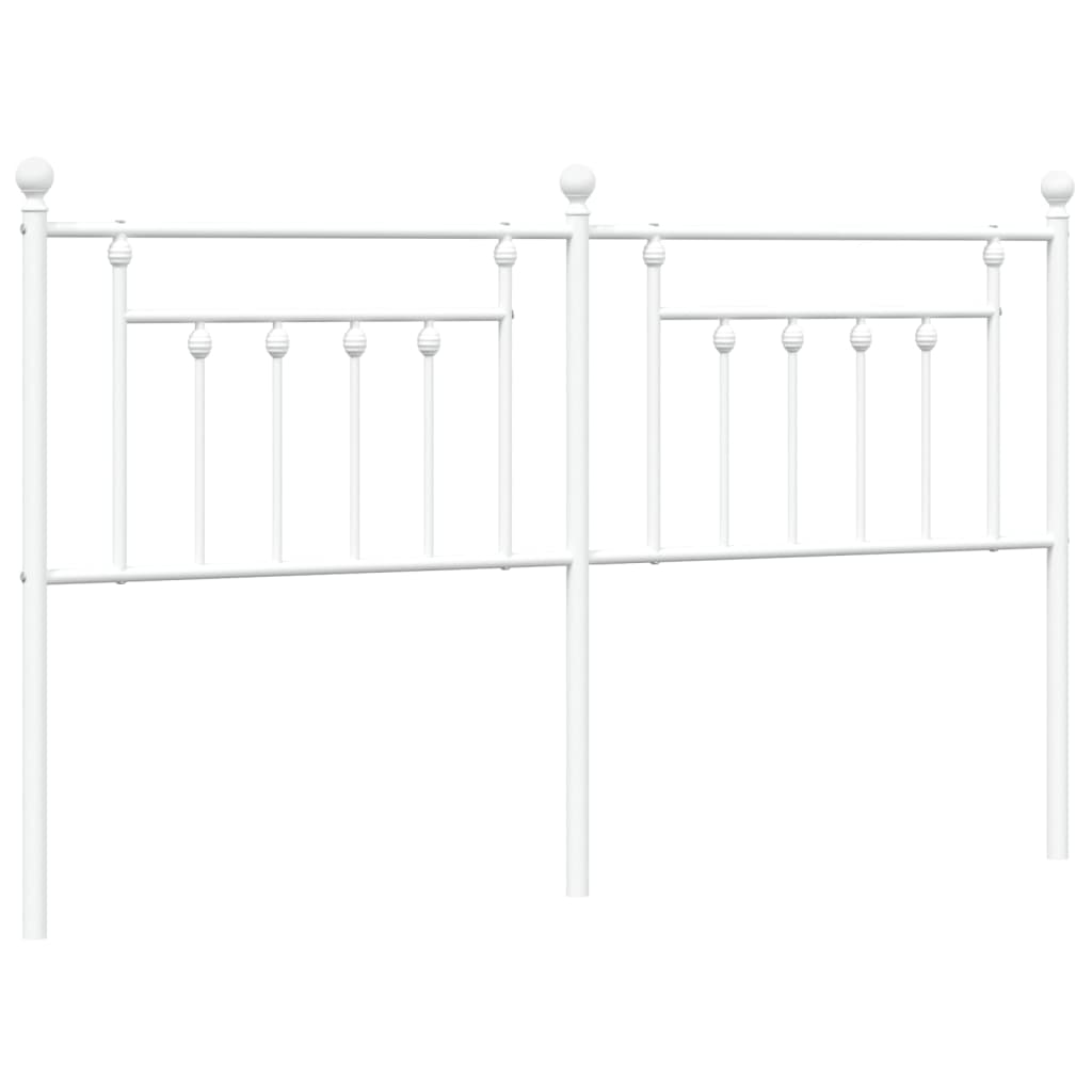 Kopfteil Metall Weiß 180 cm