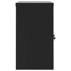 Aktenschrank Schwarz 90x40x70 cm Stahl