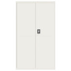 Aktenschrank Weiß 105x40x180 cm Stahl