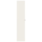 Aktenschrank Weiß 105x40x180 cm Stahl