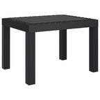 Gartentisch Anthrazit 59x47x40 cm PP