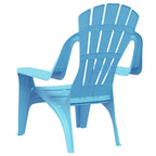 Kinder-Gartenstühle 2 Stk. 37x34x44 cm PP Holzoptik