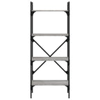 Bücherregal 4 Fächer Grau Sonoma 56x31,5x138,5 cm Holzwerkstoff