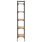 Bücherregal 5 Fächer Sonoma-Eiche 56x31,5x174 cm Holzwerkstoff