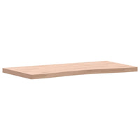 Schreibtischplatte 110x(50-55)x4 cm Massivholz Buche