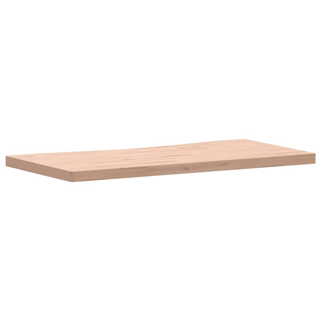 Schreibtischplatte 110x(50-55)x4 cm Massivholz Buche