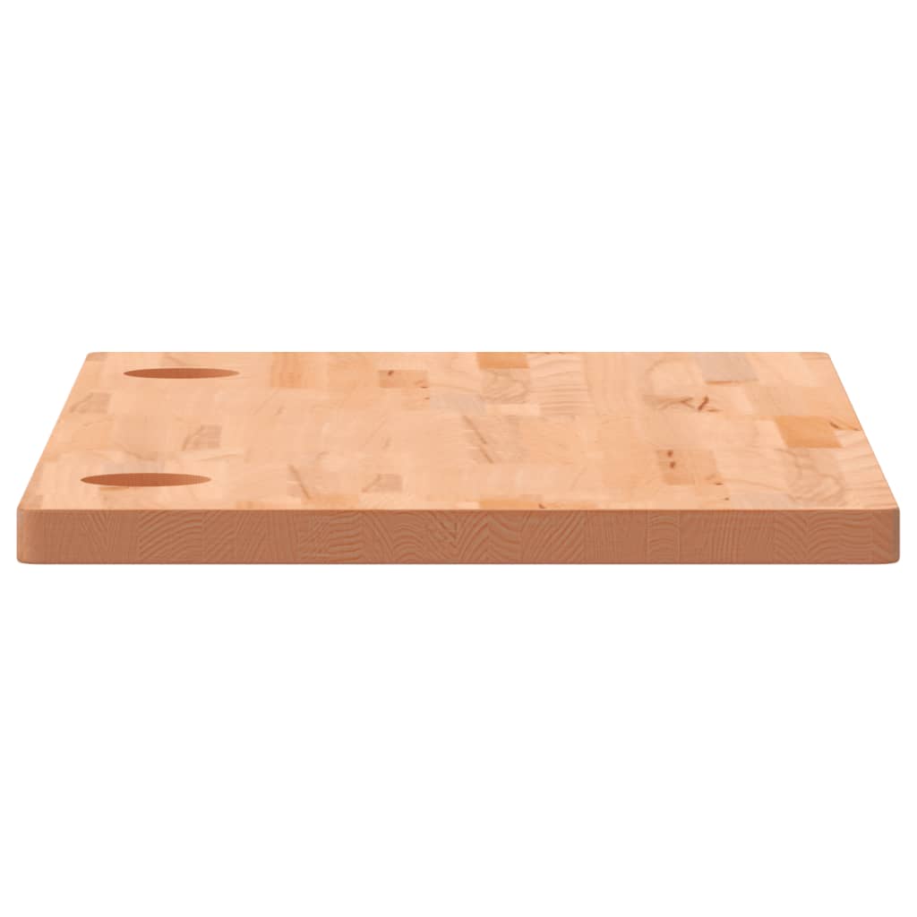 Schreibtischplatte 80x40x2,5 cm Massivholz Buche