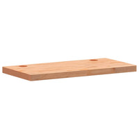 Schreibtischplatte 80x40x4 cm Massivholz Buche