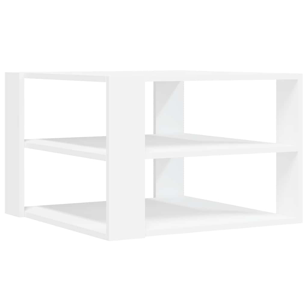 Couchtisch Weiß 58x58x40 cm Holzwerkstoff