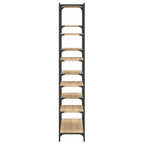 Bücherregal Sonoma Eiche 100x32x170 cm Holzwerkstoff und Eisen