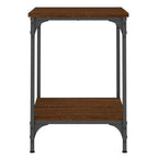 Couchtisch Braun Eichen-Optik 40x40x55 cm Holzwerkstoff