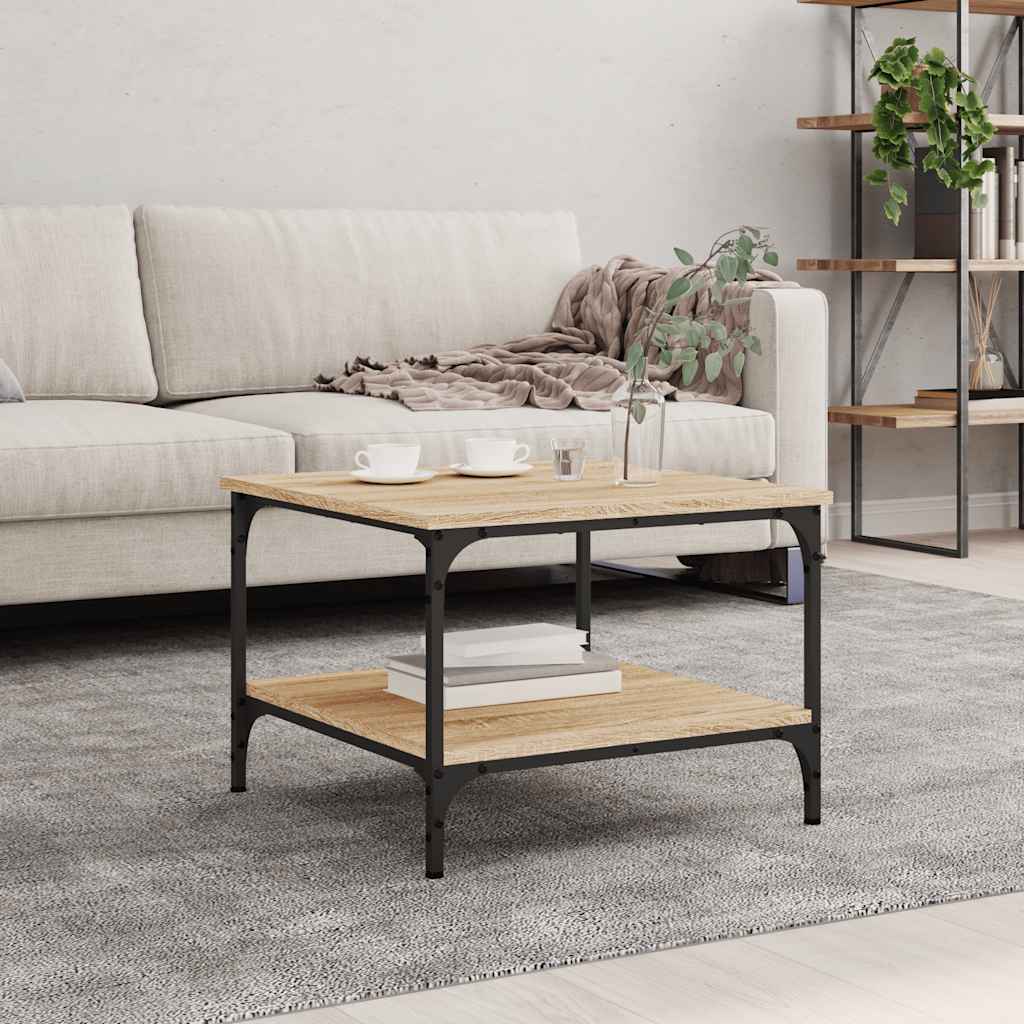 Couchtisch Sonoma-Eiche 55x55x40 cm Holzwerkstoff