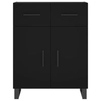 Sideboard Schwarz 69,5x34x90 cm Holzwerkstoff