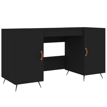 Schreibtisch Schwarz 140x50x75 cm Holzwerkstoff