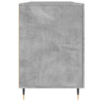 Schreibtisch Betongrau 140x50x75 cm Holzwerkstoff
