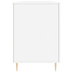Schreibtisch Weiß 140x50x75 cm Holzwerkstoff
