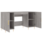 Schreibtisch Grau Sonoma 140x50x75 cm Holzwerkstoff