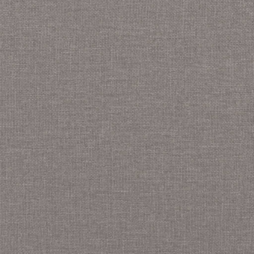 Tagesbett Taupe 80x200 cm Stoff