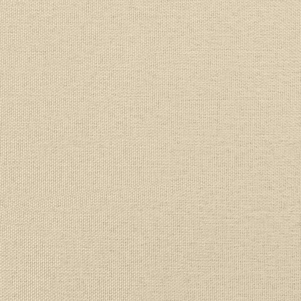 Tagesbett Creme 100x200 cm Stoff