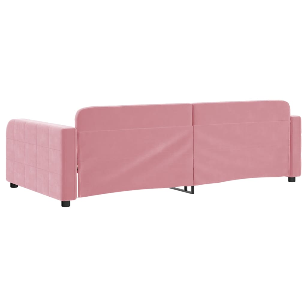 Tagesbett Rosa 90x200 cm Samt