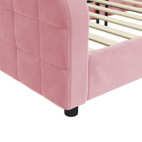 Tagesbett Rosa 90x200 cm Samt