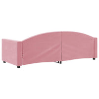 Tagesbett Rosa 80x200 cm Samt