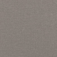 Tagesbett Taupe 100x200 cm Stoff