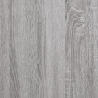Computertisch Grau Sonoma 131x48x75 cm Holzwerkstoff