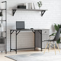 Computertisch Grau Sonoma 131x48x75 cm Holzwerkstoff