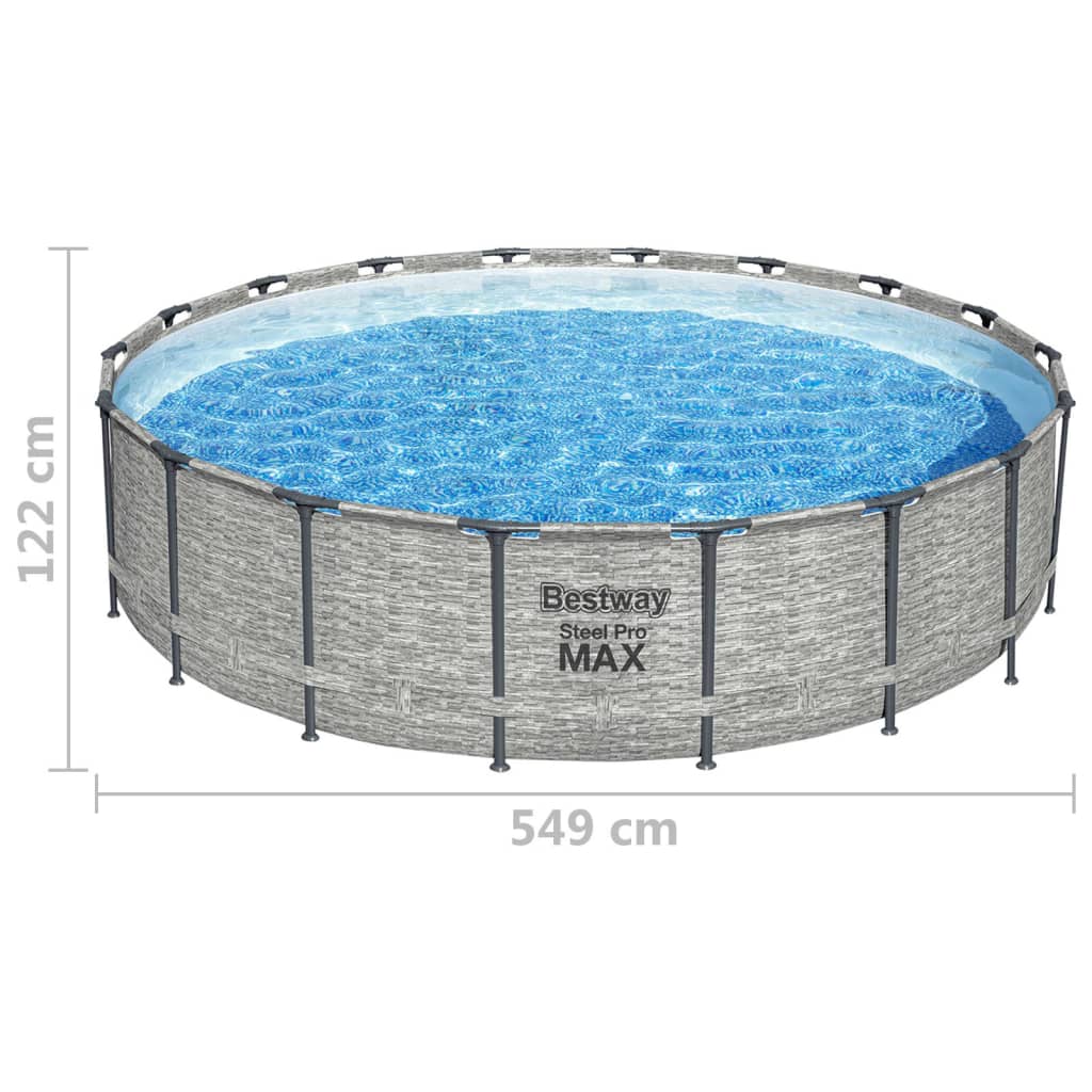 Bestway Power Steel Swimmingpool 549x122 cm