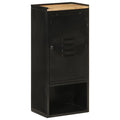 Badschrank 40x27x90 cm Eisen und Massivholz Mango