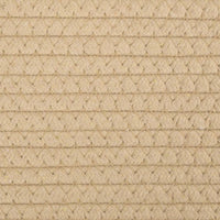 Aufbewahrungskörbe 2 Stk. Beige und Weiß Ø28x28 cm Baumwolle