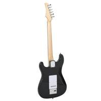 E-Gitarre für Anfänger mit Tasche Braun und Weiß 4/4 39"