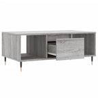 Couchtisch Grau Sonoma 90x50x36,5 cm Holzwerkstoff