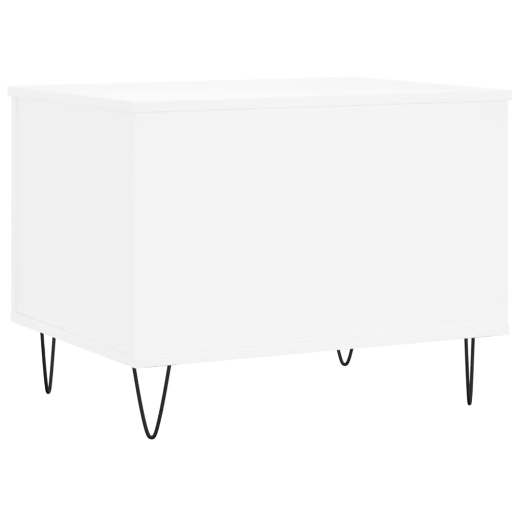 Couchtisch Weiß 60x44,5x45 cm Holzwerkstoff