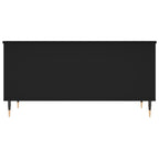 Couchtisch Schwarz 90x44,5x45 cm Holzwerkstoff