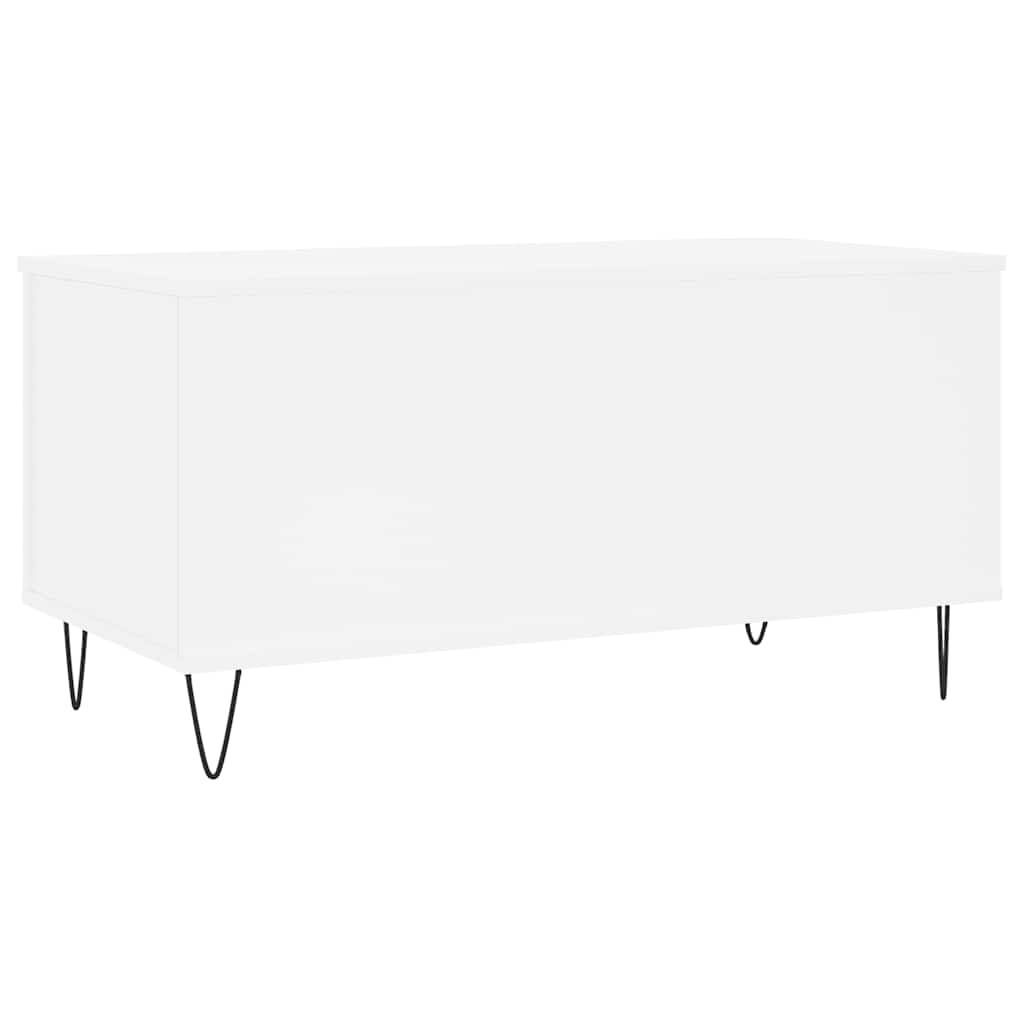 Couchtisch Weiß 90x44,5x45 cm Holzwerkstoff