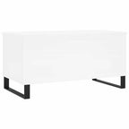 Couchtisch Weiß 90x44,5x45 cm Holzwerkstoff