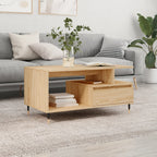 Couchtisch Sonoma-Eiche 90x49x45 cm Holzwerkstoff