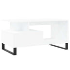 Couchtisch Weiß 90x49x45 cm Holzwerkstoff